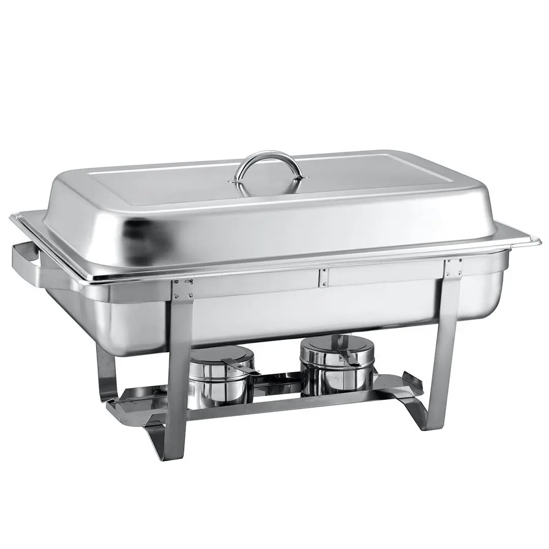 Soga 3L Triple Tray Stainless Steel Chafing Food Warmer Catering Dish