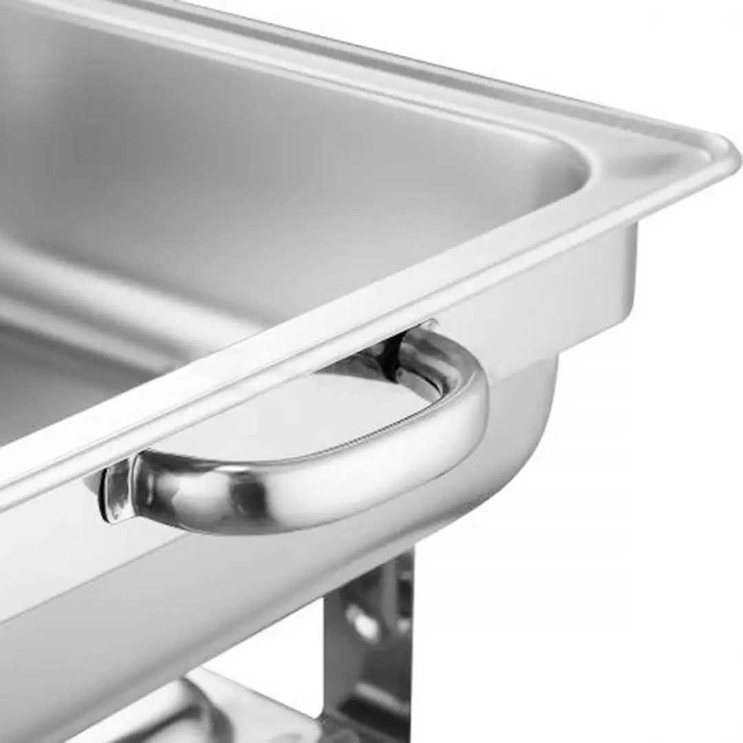 Soga 3L Triple Tray Stainless Steel Roll Top Chafing Dish Food Warmer