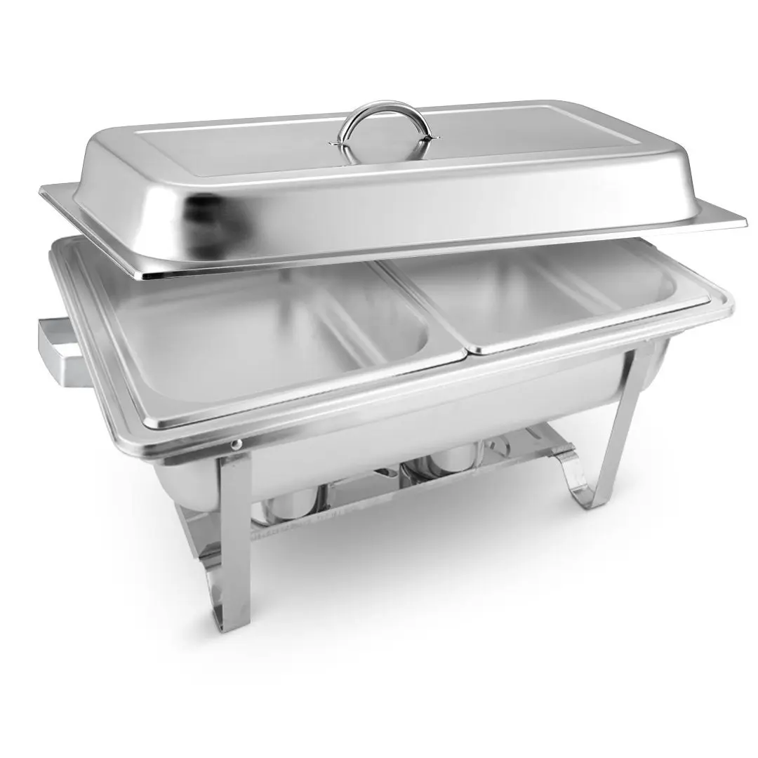 Soga 4.5L Dual Tray Stainless Steel Chafing Food Warmer Catering Dish