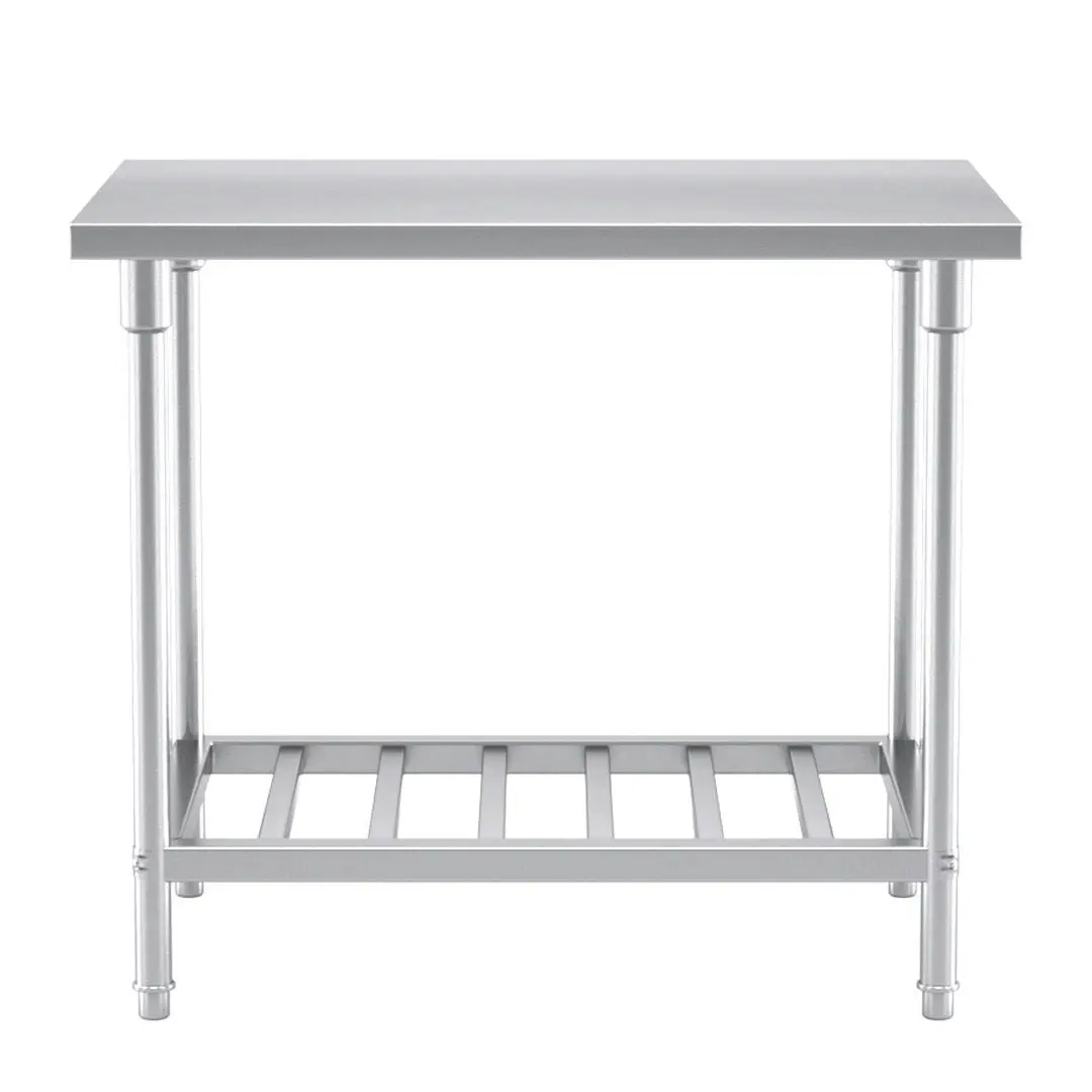 Soga Commercial Catering Kitchen Stainless Steel Prep Work Bench Table 100*70*85cm