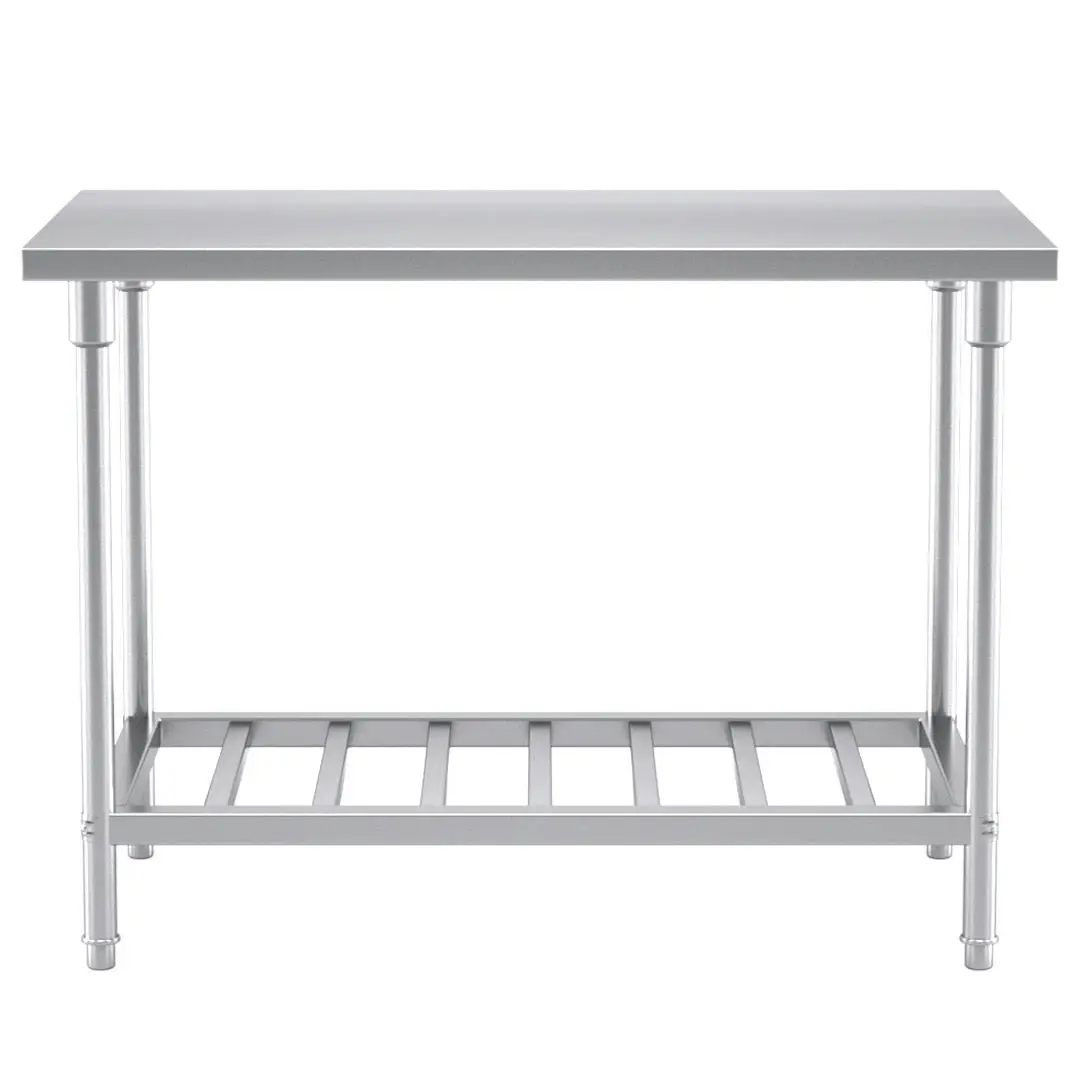 Soga Commercial Catering Kitchen Stainless Steel Prep Work Bench Table 120*70*85cm