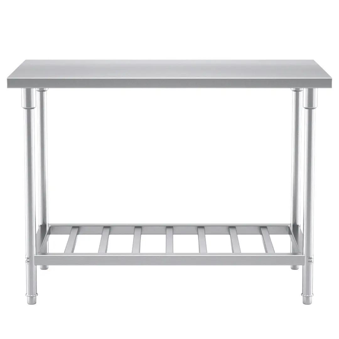 Soga Commercial Catering Kitchen Stainless Steel Prep Work Bench Table 120*70*85cm