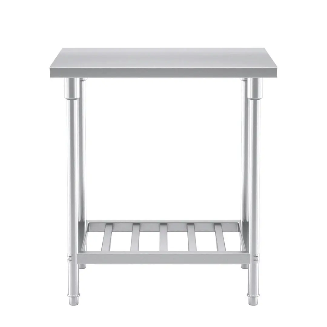 Soga Commercial Catering Kitchen Stainless Steel Prep Work Bench Table 80*70*85cm