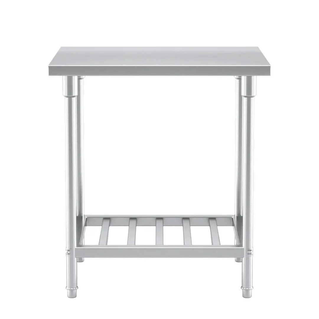 Soga Commercial Catering Kitchen Stainless Steel Prep Work Bench Table 80*70*85cm