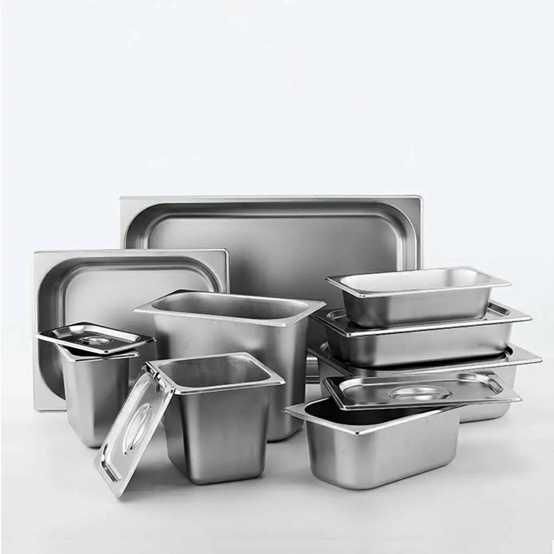 Soga Gastronorm GN Pan Full Size 1/1 GN Pan 15cm Deep Stainless Steel Tray