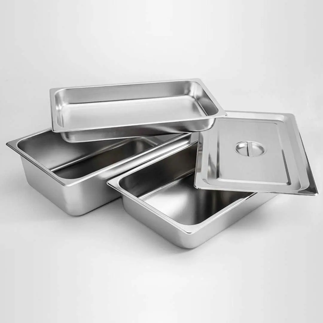 Soga Gastronorm GN Pan Full Size 1/1 GN Pan 15cm Deep Stainless Steel Tray