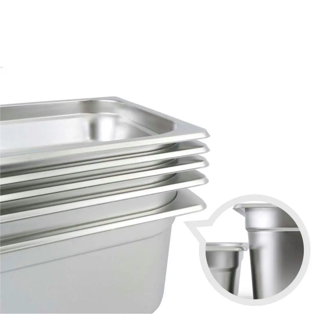 Soga Gastronorm GN Pan Full Size 1/1 GN Pan 15cm Deep Stainless Steel Tray