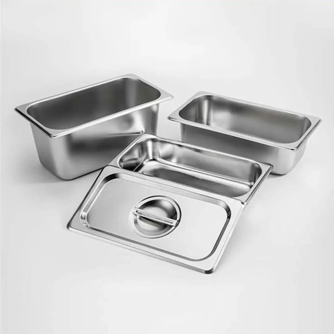 Soga Gastronorm GN Pan Full Size 1/1 GN Pan 2cm Deep Stainless Steel Tray