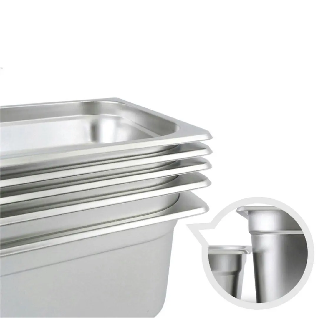 Soga Gastronorm GN Pan Full Size 1/1 GN Pan 4cm Deep Stainless Steel Tray