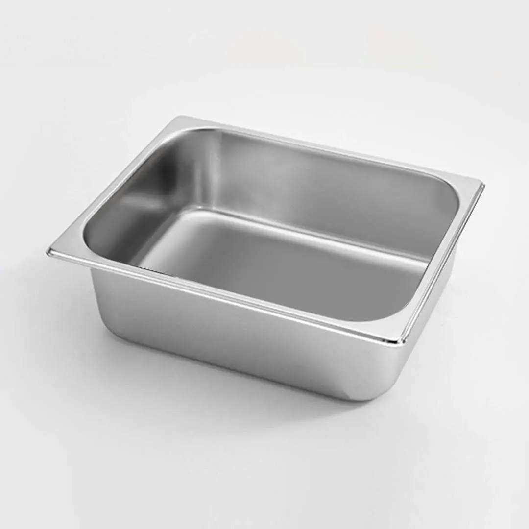 Soga Gastronorm GN Pan Full Size 1/2 GN Pan 10cm Deep Stainless Steel Tray