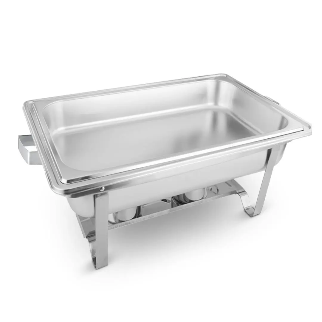 Soga Stainless Steel Chafing Food Warmer Catering Dish 9L Full Size