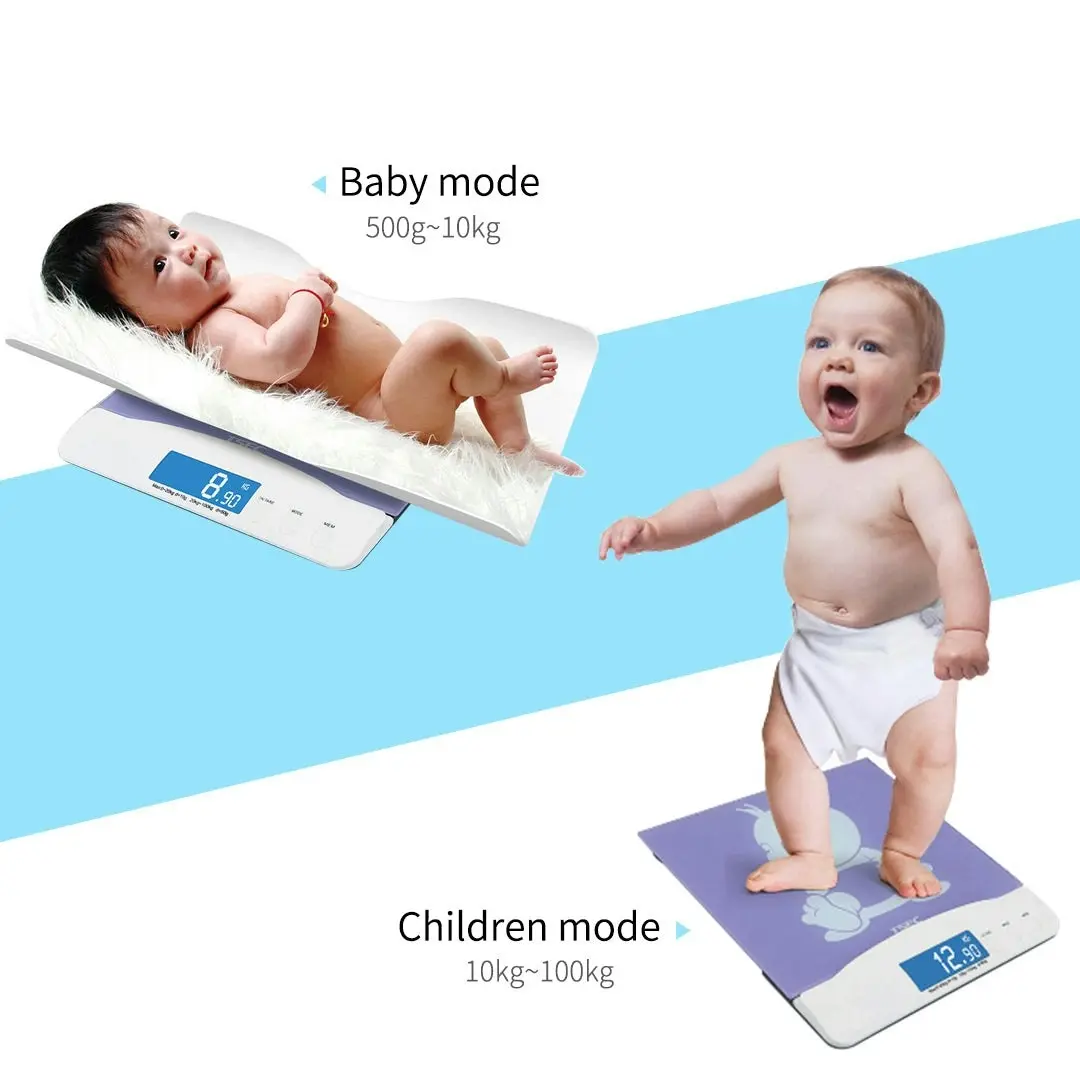 Soga 100kg Digital Baby Scales Electronic LCD Display Paediatric Infant Weight Monitor