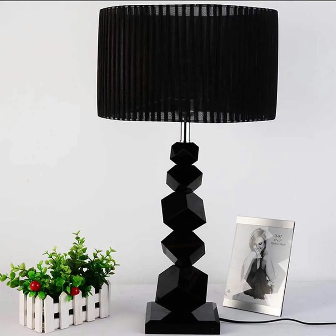 Soga 55cm Black Table Lamp with Dark Shade LED Desk Lamp