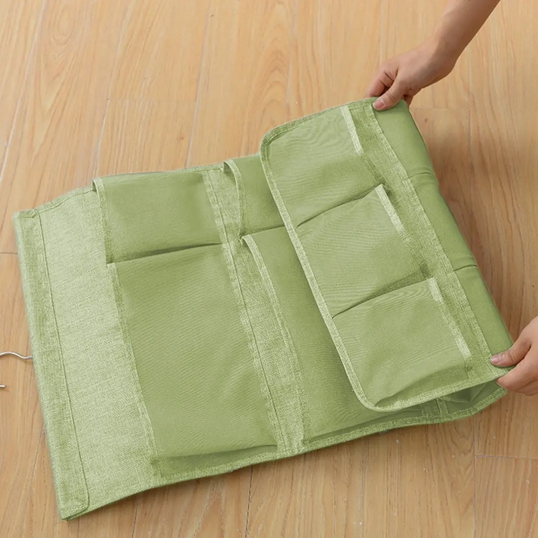 Soga Green Double Sided Hanging Storage Bag Underwear Bra Socks Mesh Pocket Hanger Home Organiser