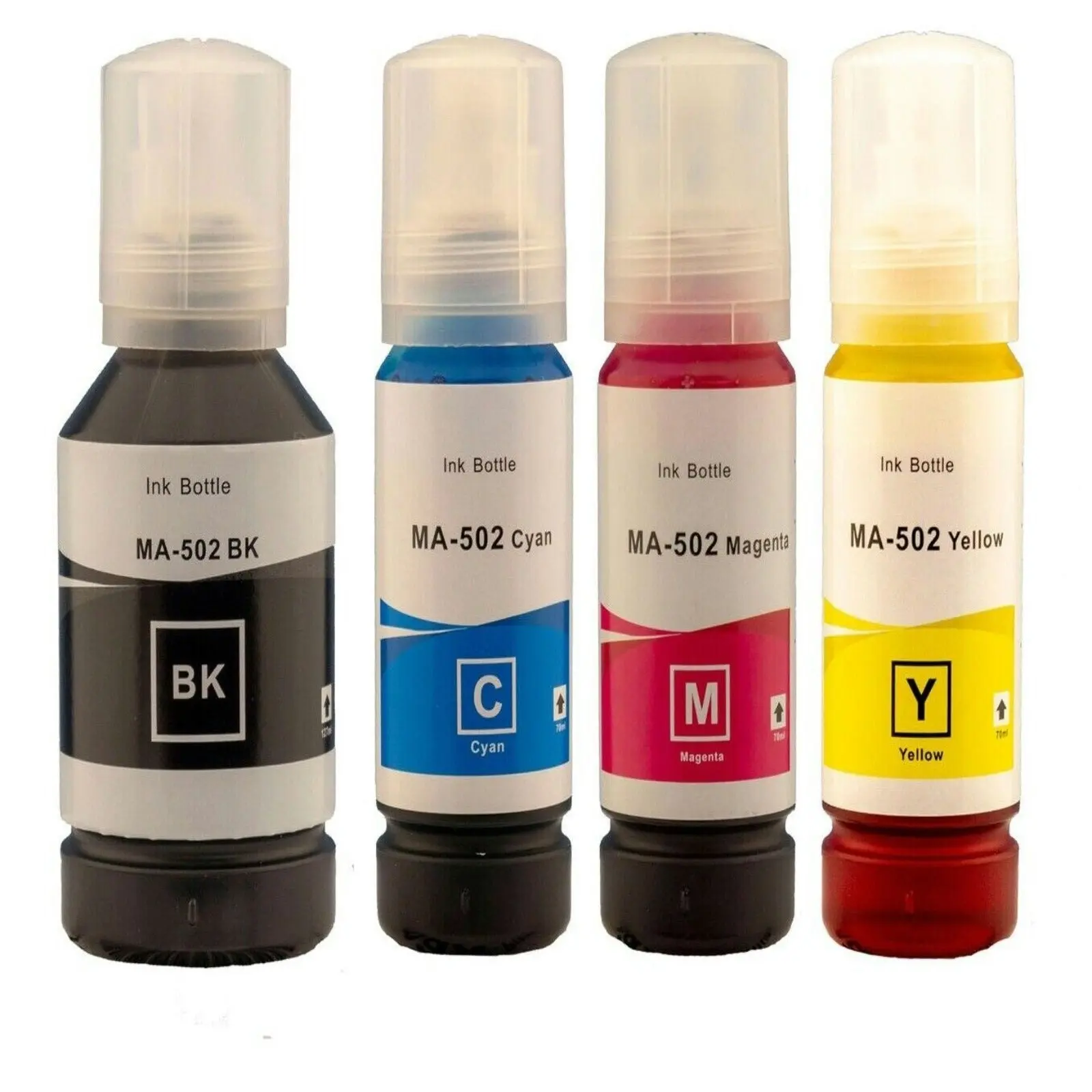 4 Pack Compatible EPSON T502 Eco Tank bottle ink (BK+C+M+Y) for ET2700 ET2750