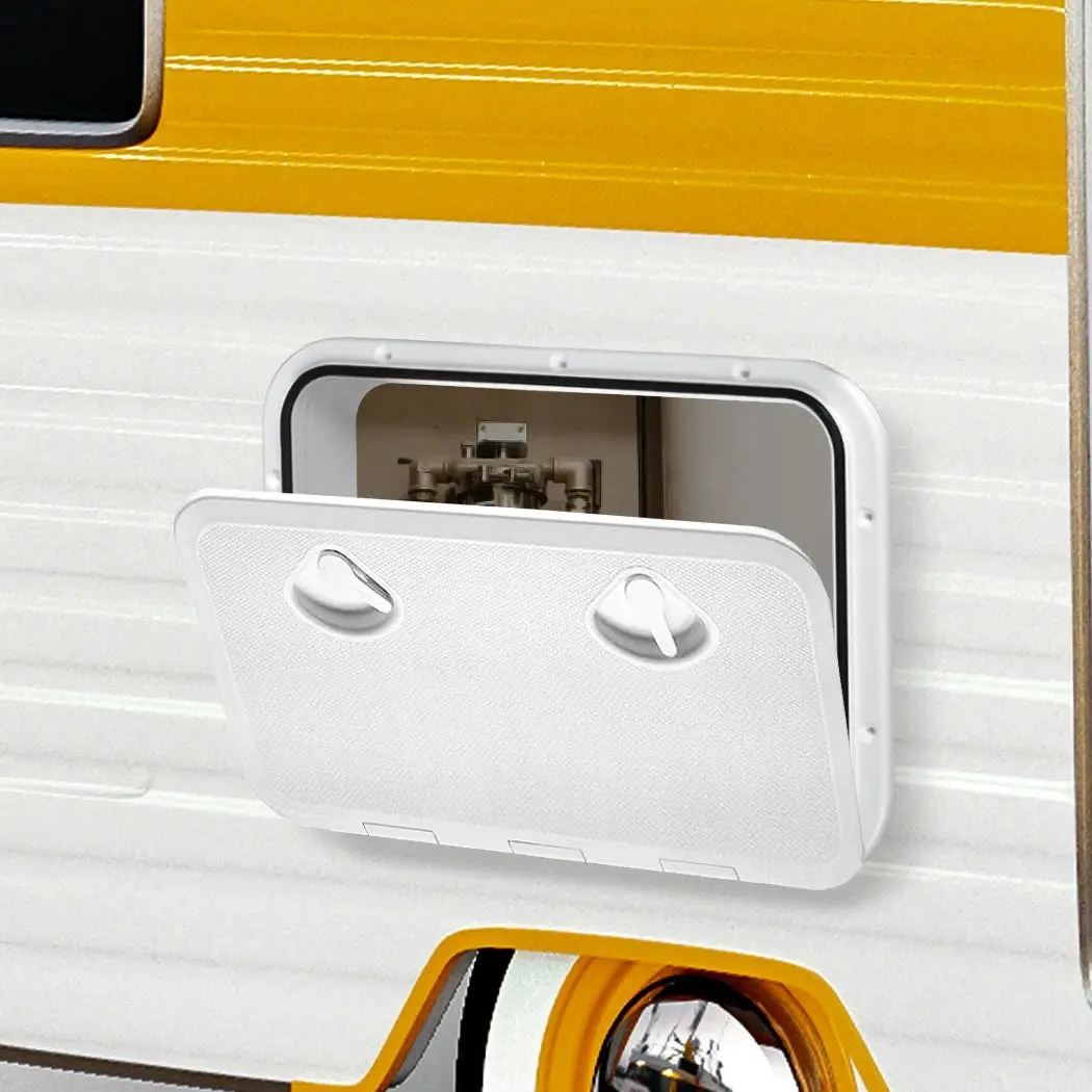 Manan Access Hatch Service Door Lockable Lid Caravan Storage rv Boat 440x315mm