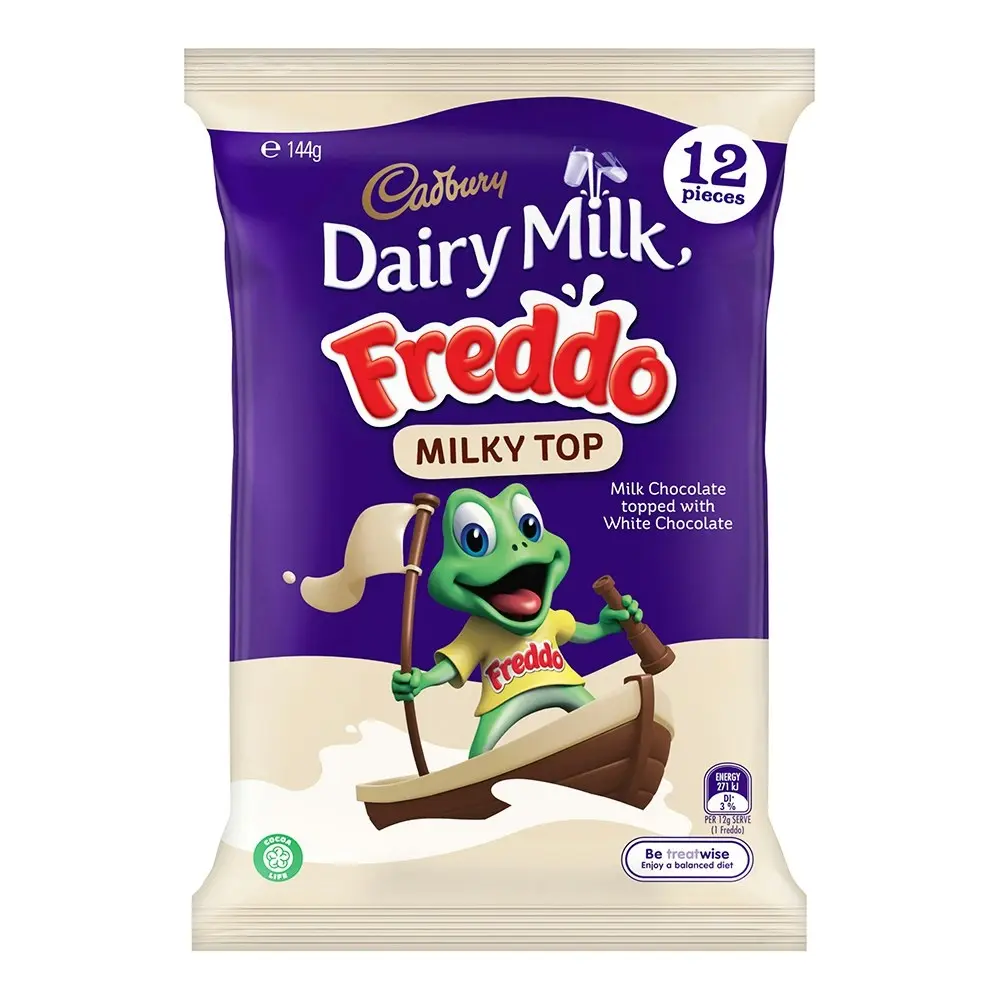 36pc Cadbury 432g Dairy Milk Chocolate Milky Top Freddo Share Pack Choco Sweets