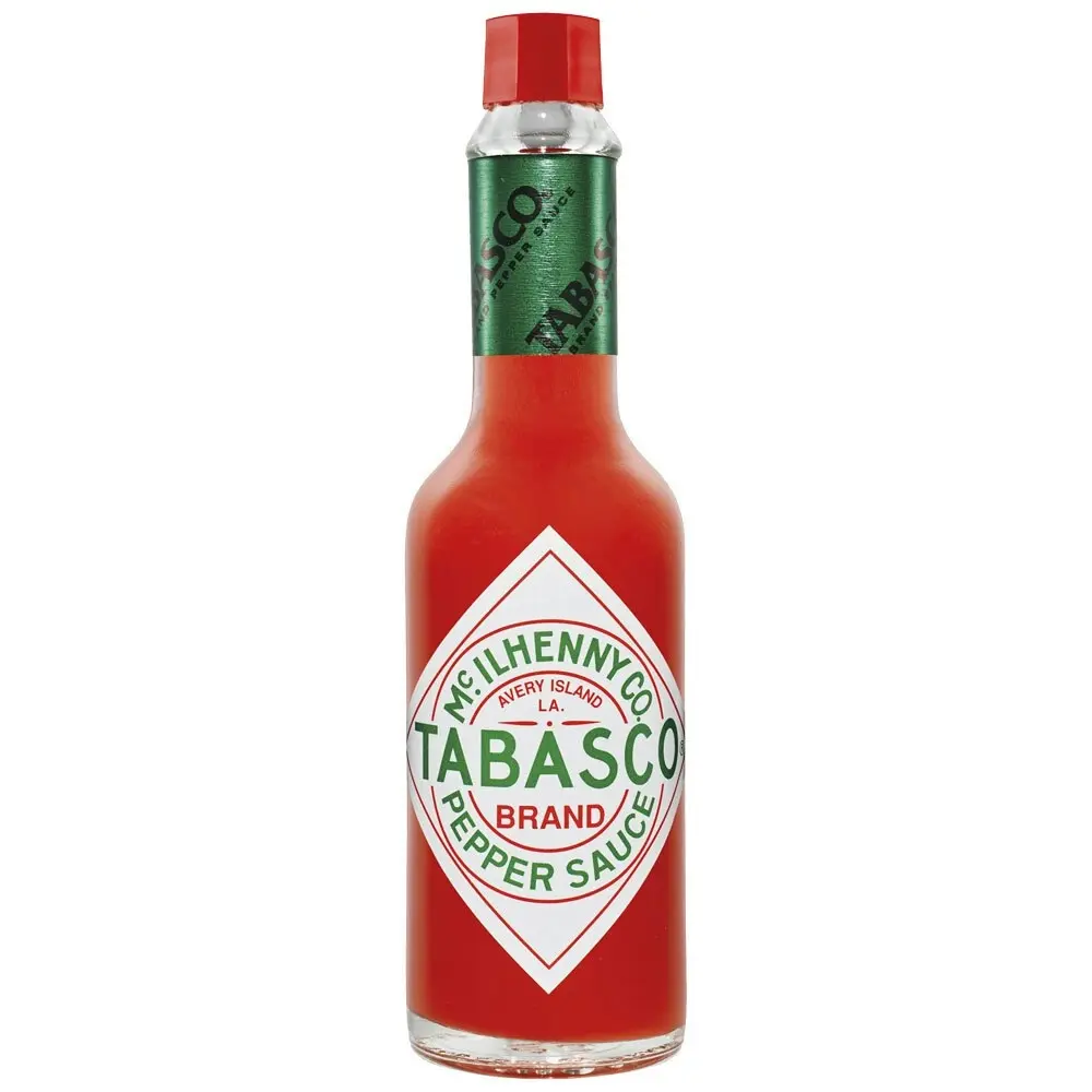 2x Tabasco 60ml Red Pepper Hot/Chilli/Spicy Sauce Kitchen/Pantry Food Condiment