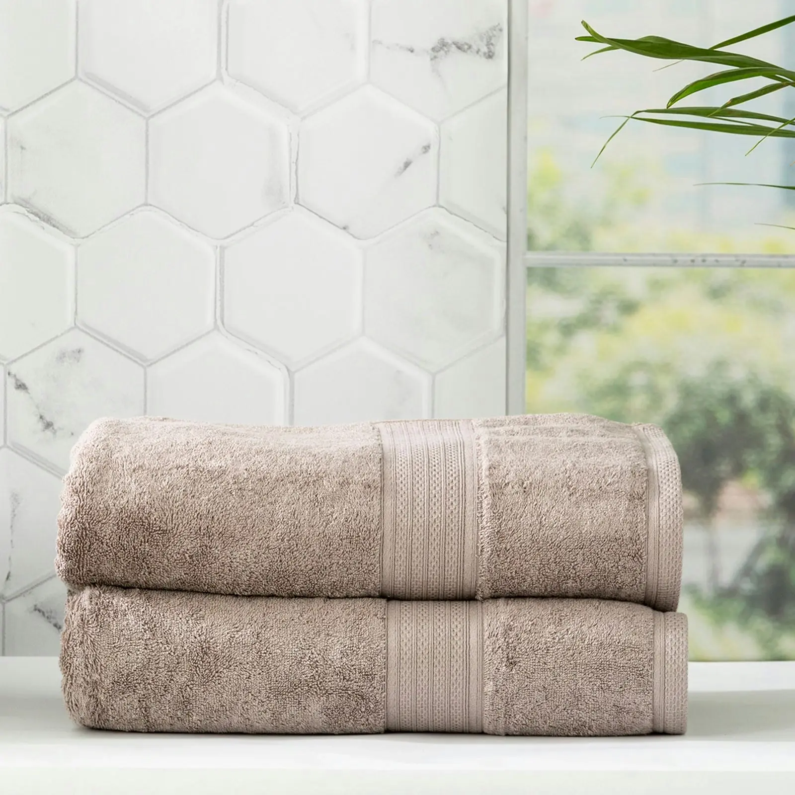 Stella Bamboo Towel Sets Pewter