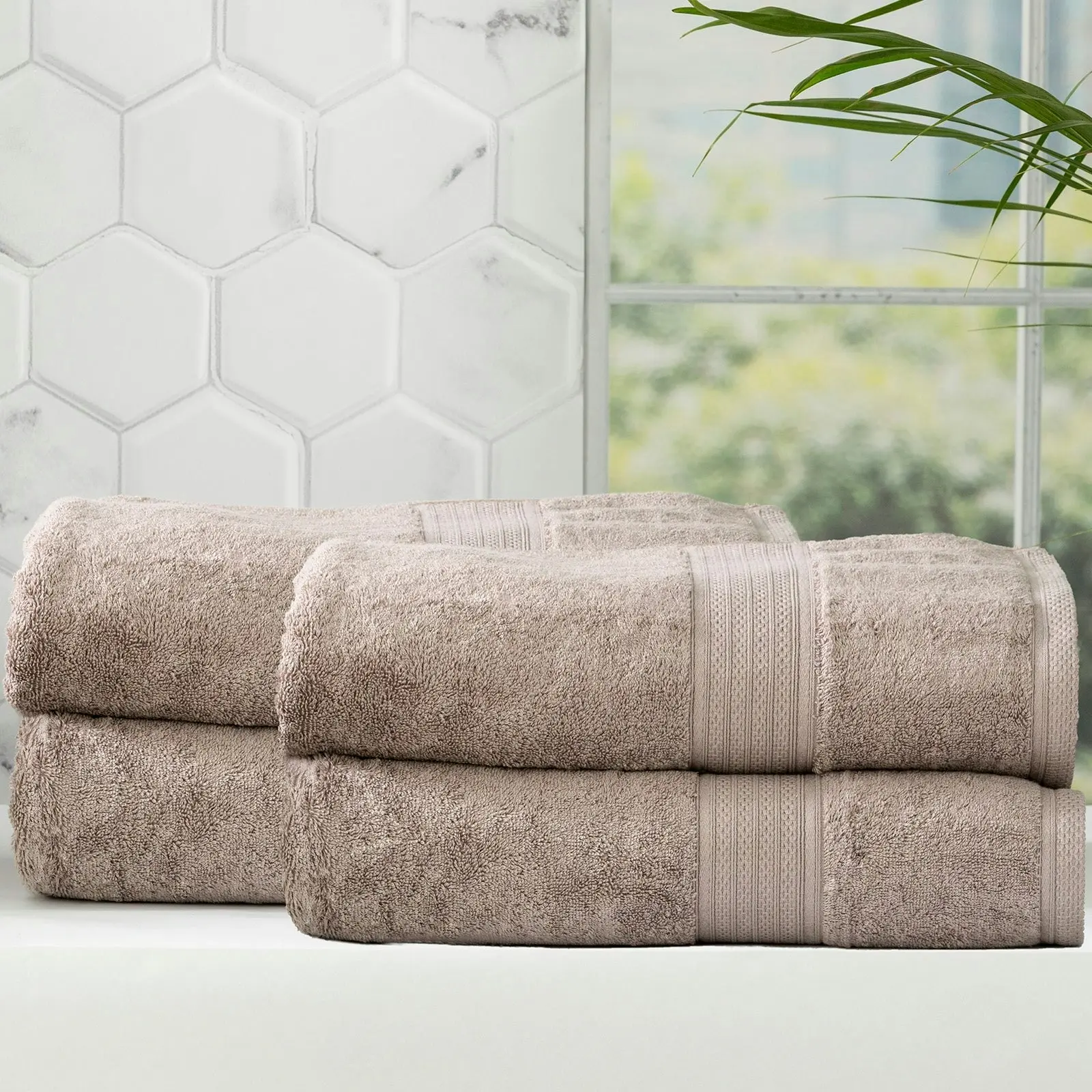 Stella Bamboo Towel Sets Pewter