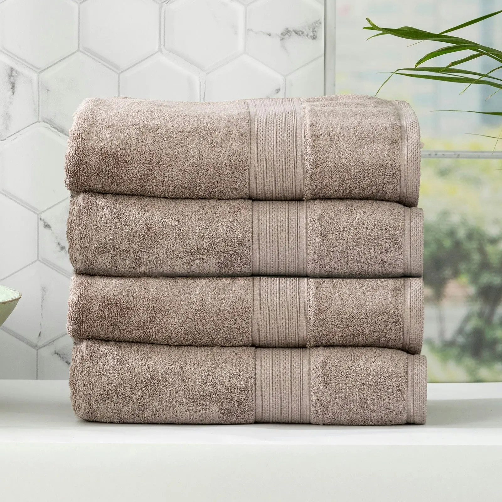 Stella Bamboo Towel Sets Pewter