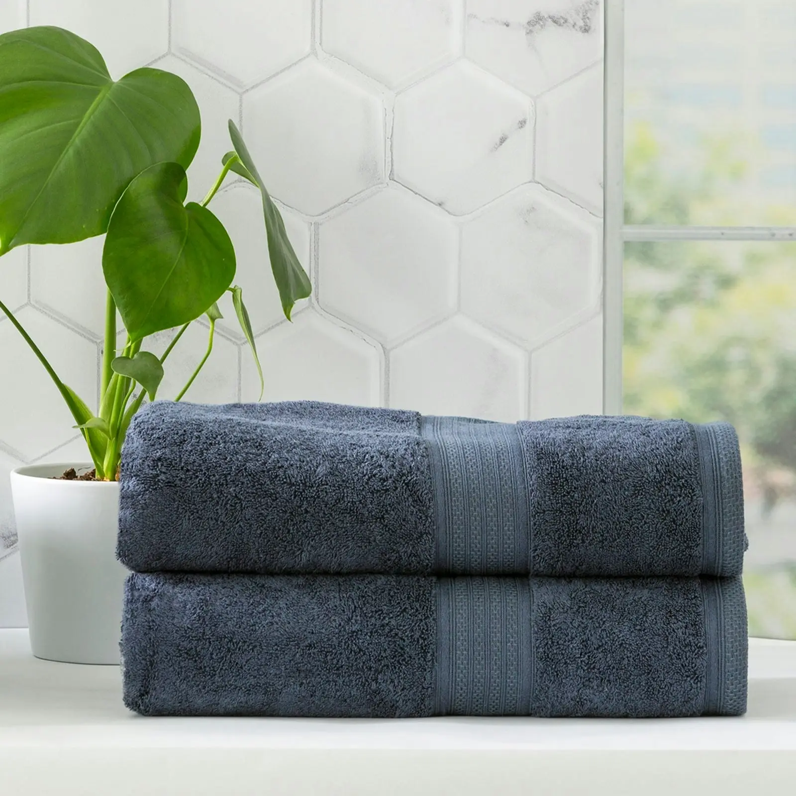 Stella Bamboo Towel Sets Indigo