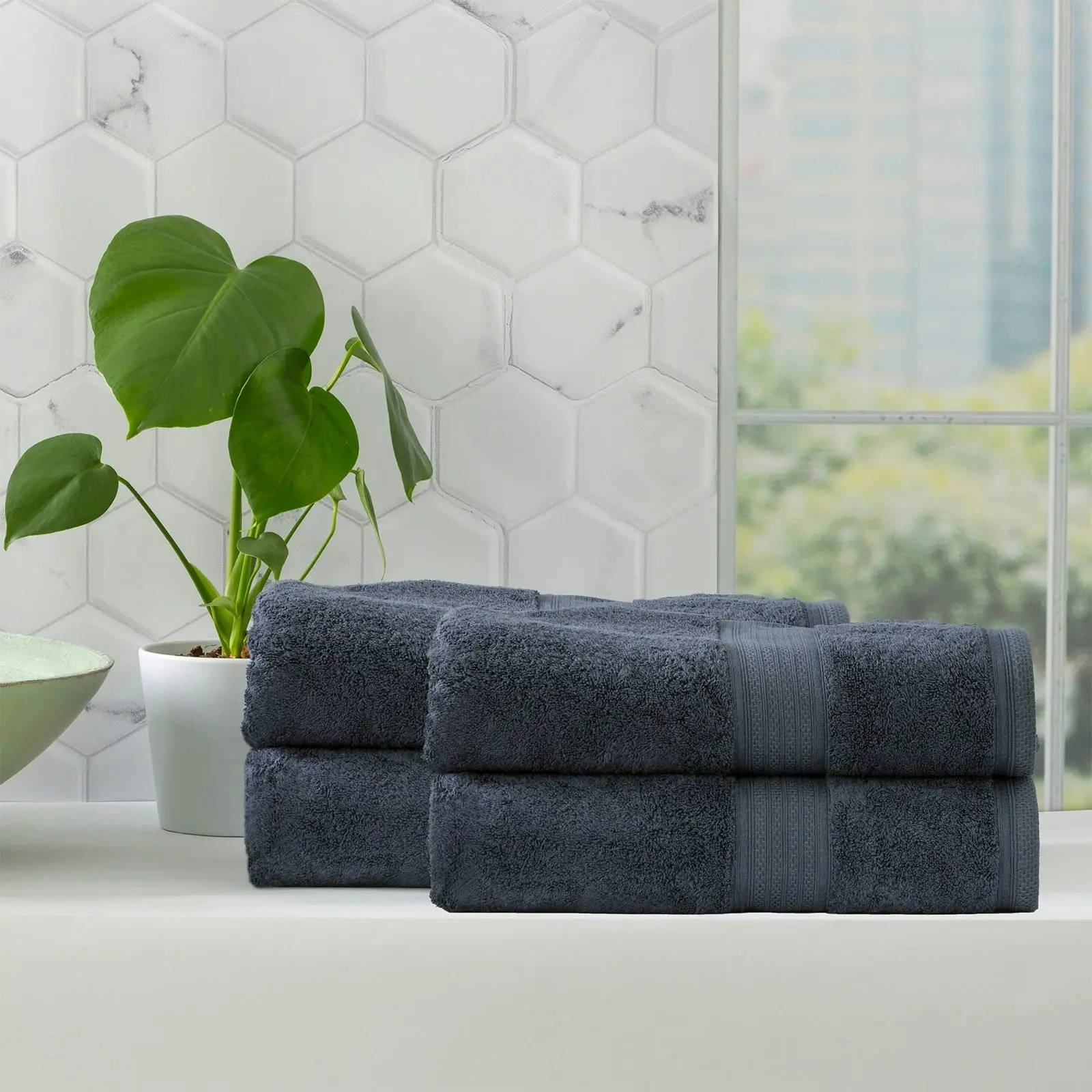 Stella Bamboo Towel Sets Indigo