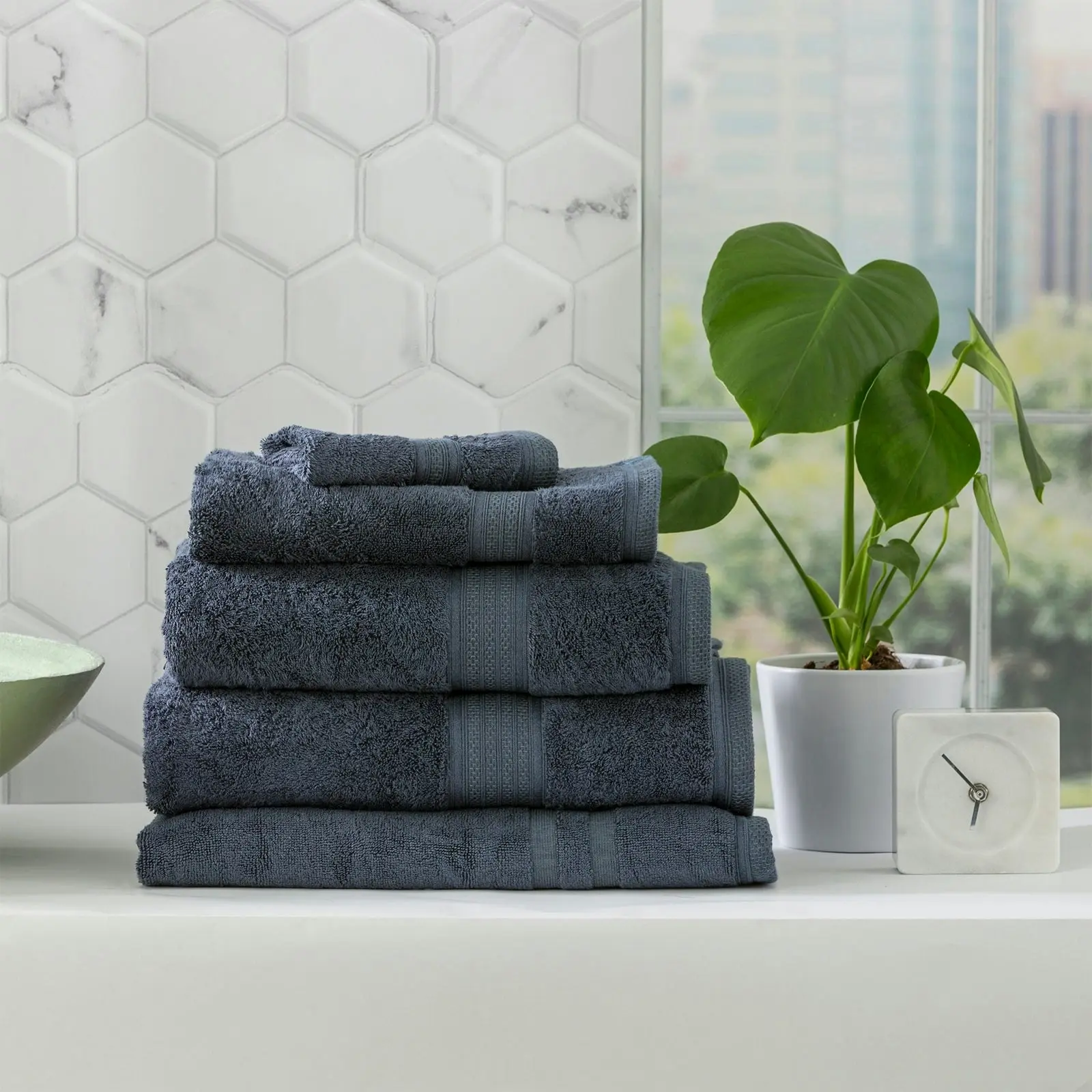 Stella Bamboo Towel Sets Indigo