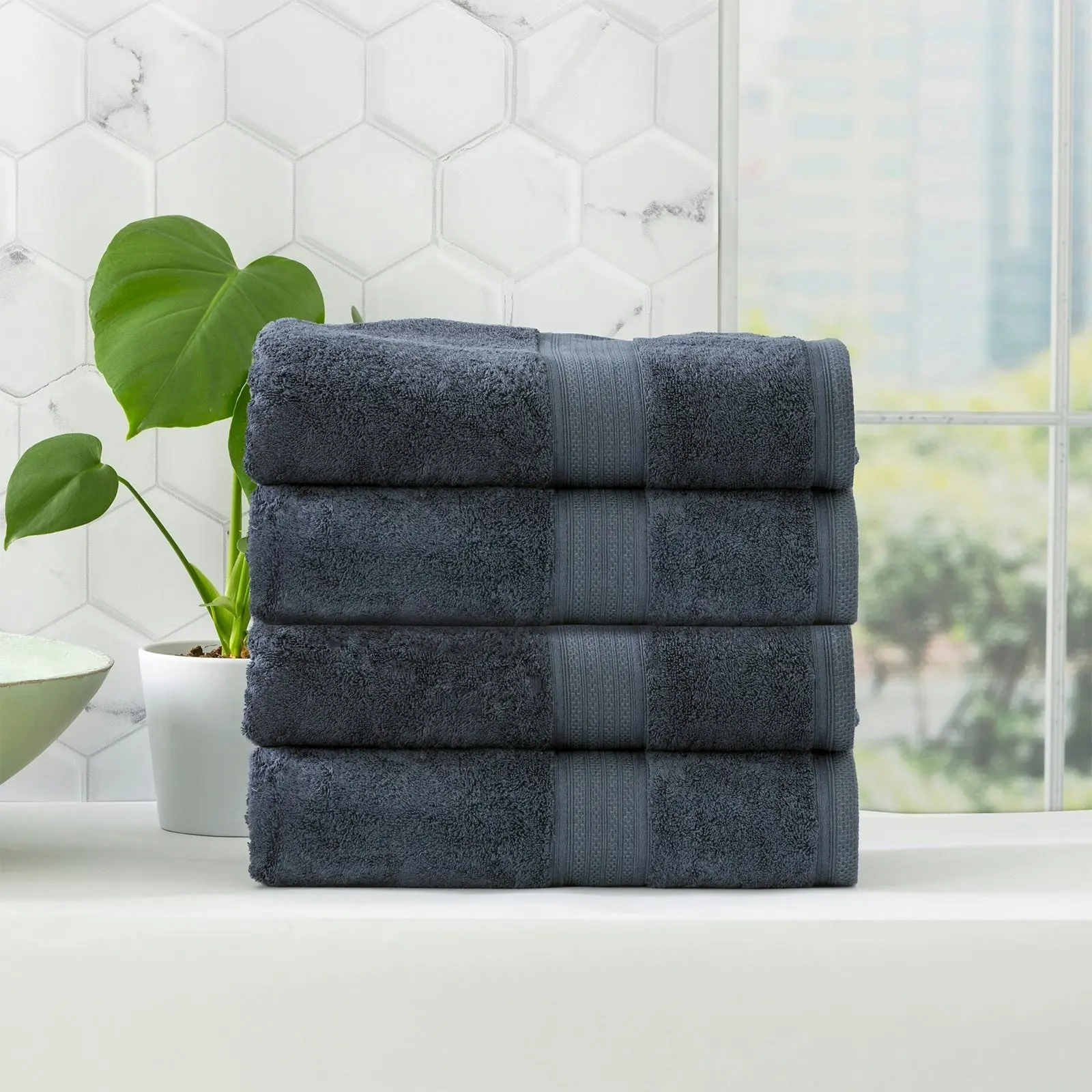 Stella Bamboo Towel Sets Indigo