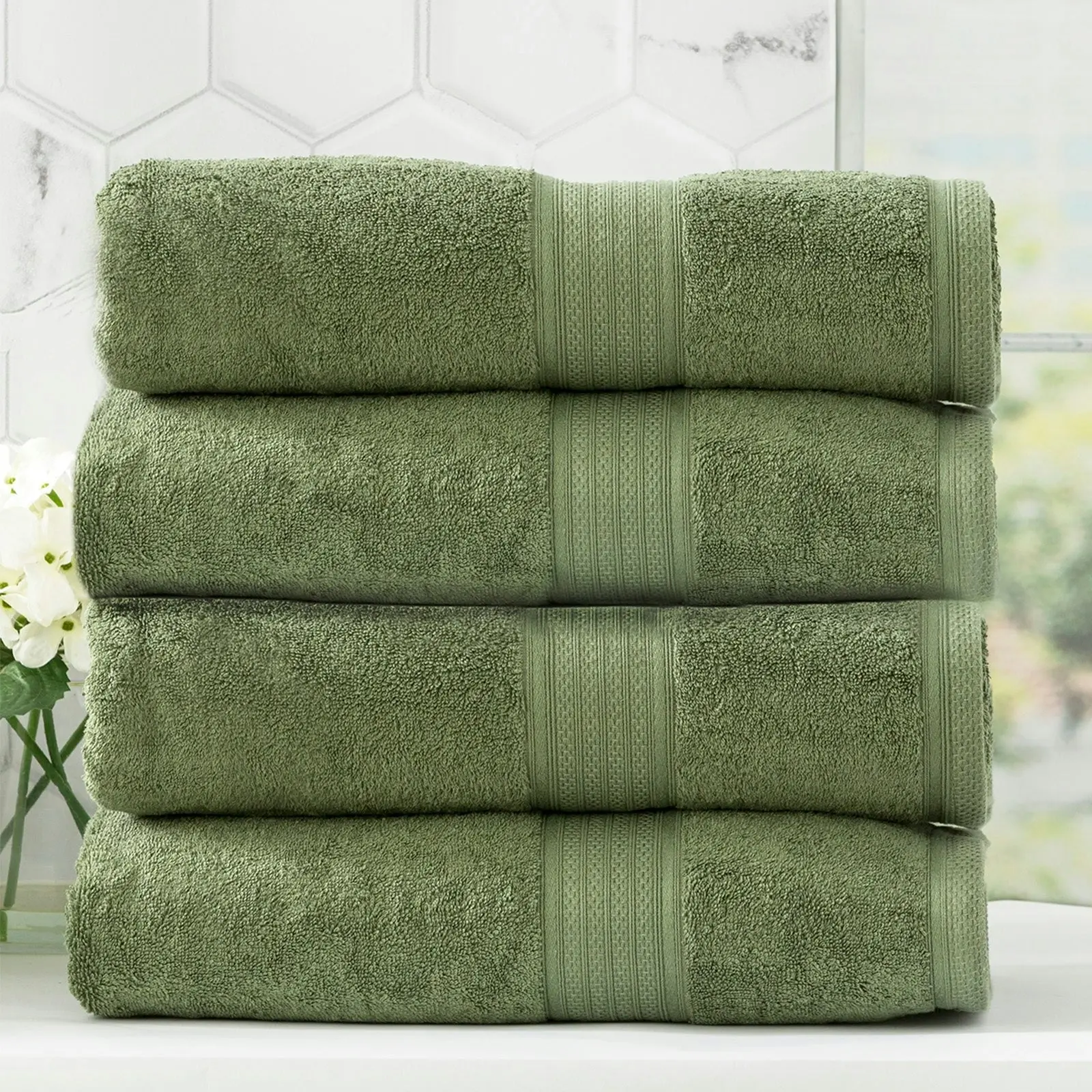 Stella Bamboo Towel Sets Jade