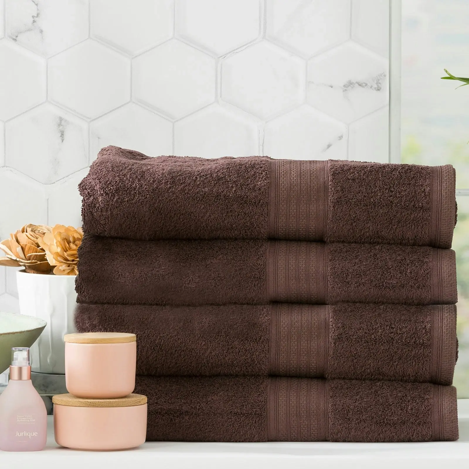 Stella Bamboo Towel Sets Cocoa