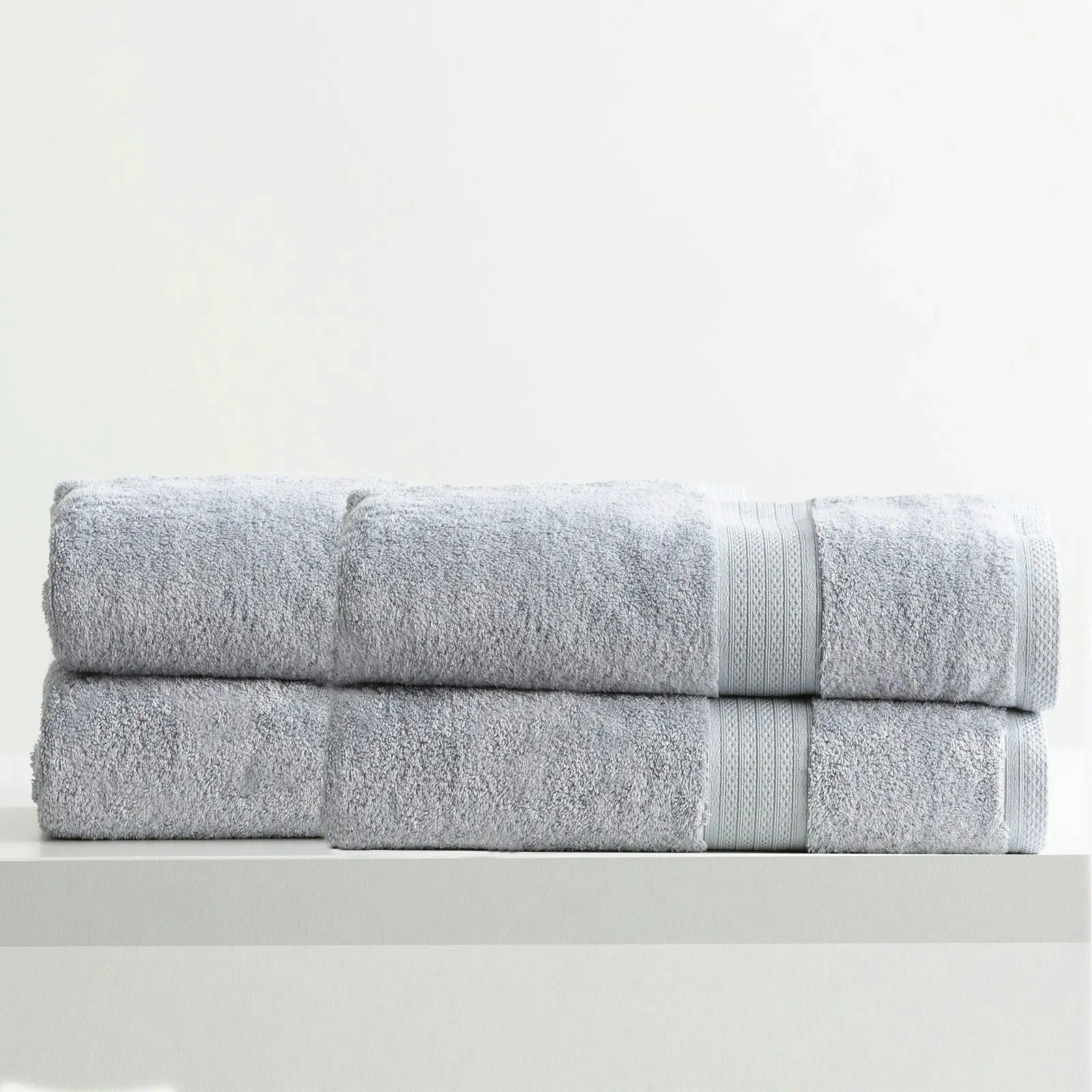 Stella Bamboo Towel Sets Silver