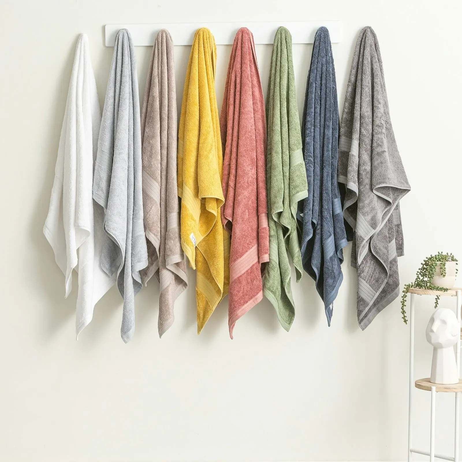 Stella Bamboo Towel Sets Silver