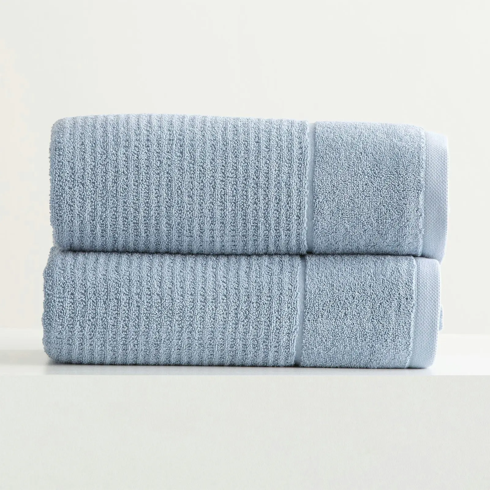 Cambridge Waffle Towel Sets Blue Mirage