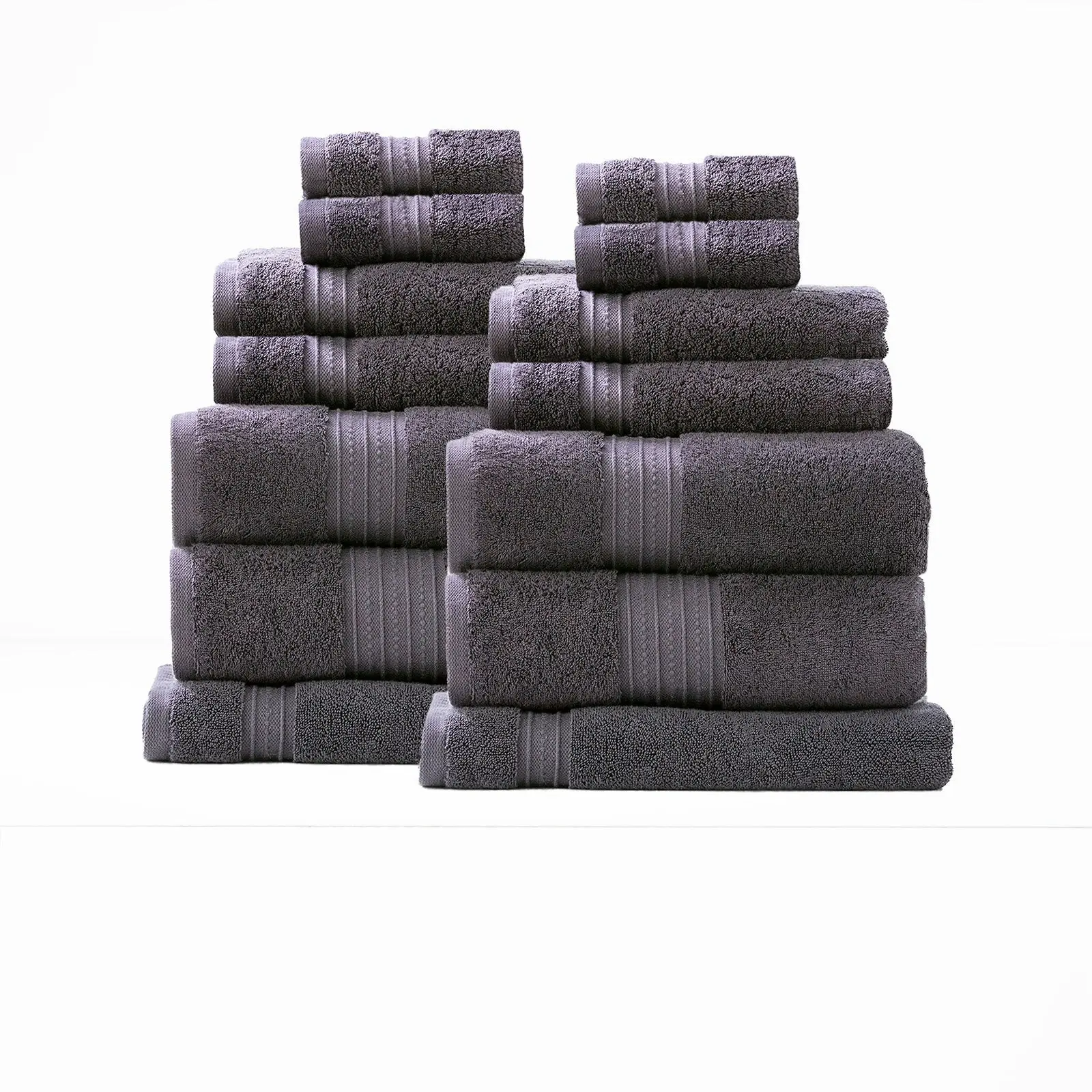 Brentwood Quick Dry Towel Sets Carbon