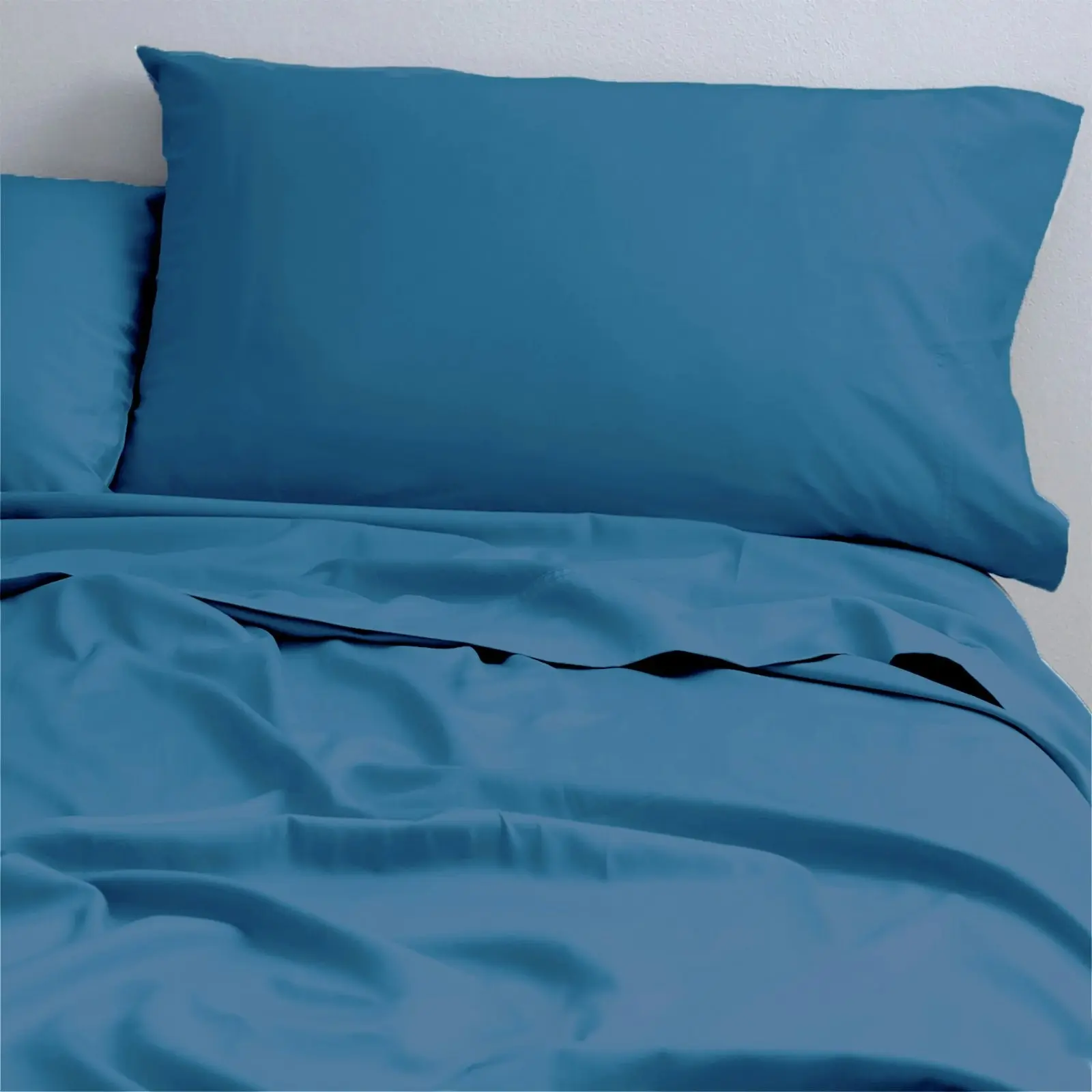 Cotton Natural 500 Thread Count Sheet Set Blue