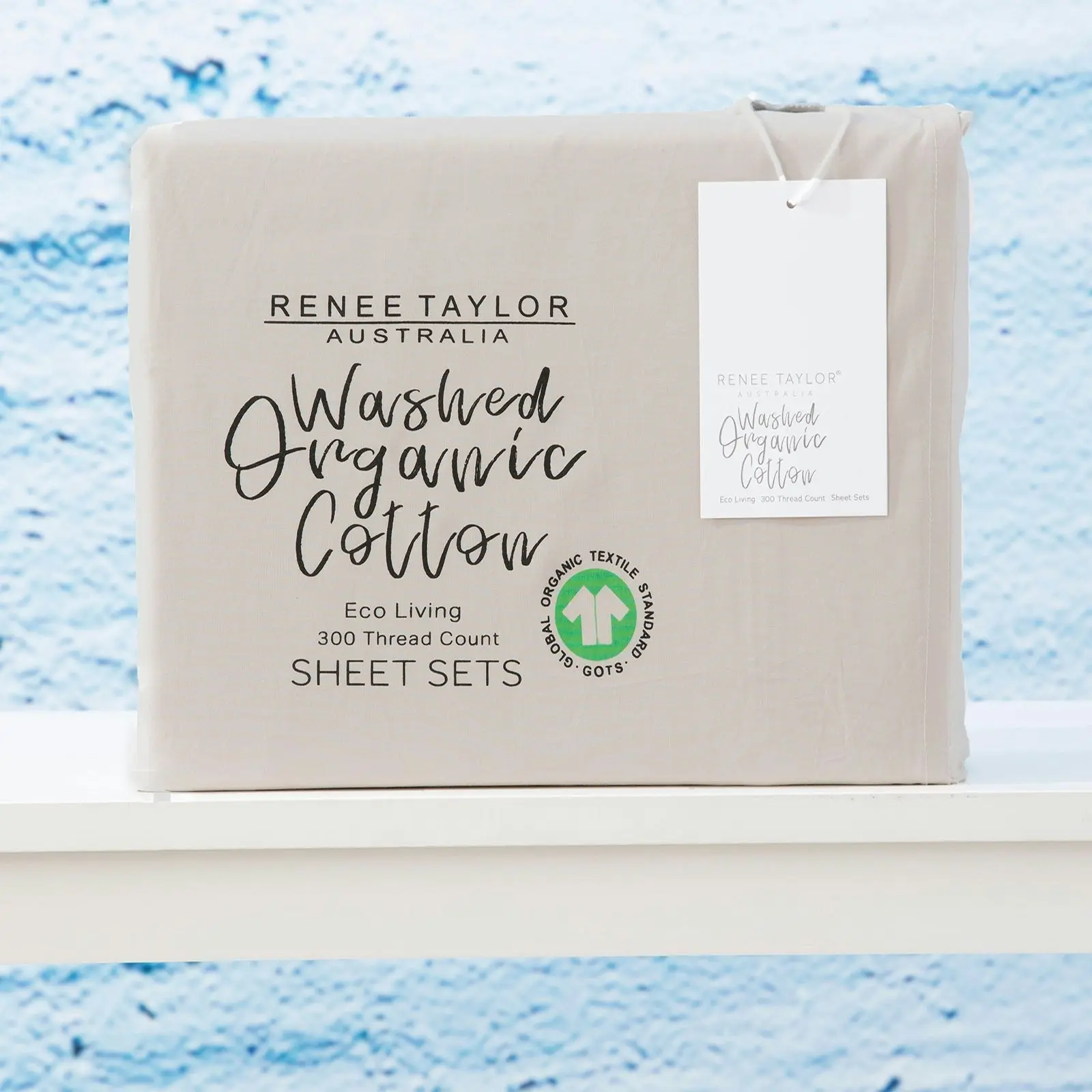 Organic Cotton Sheet sets 300 Thread Count Moonbeam