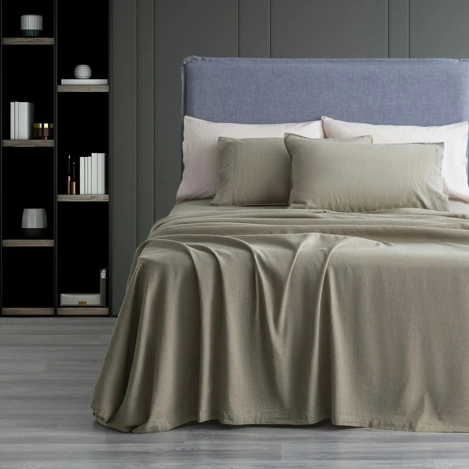 Cavallo Linen Sheet set Jade