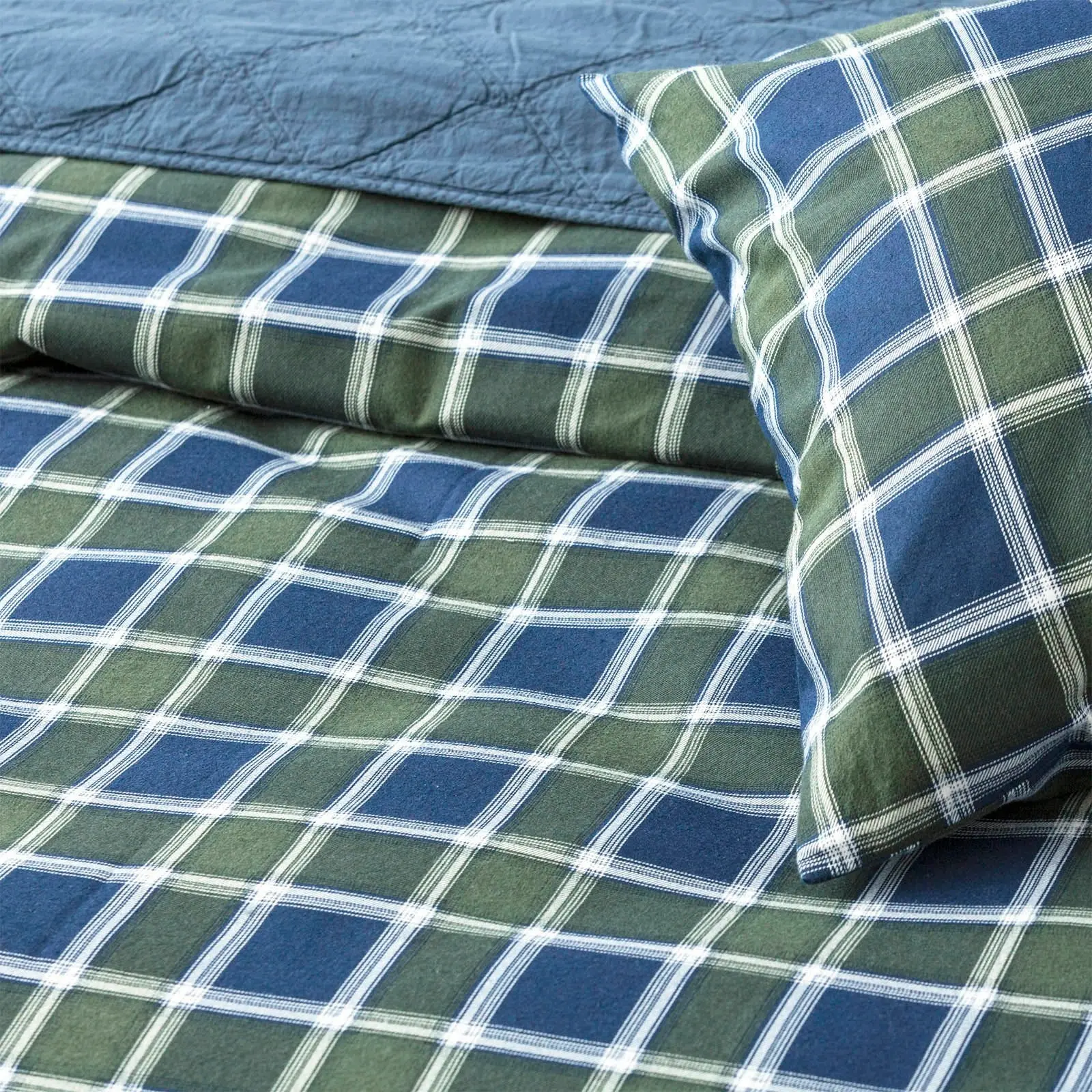 Malmo Flannelette Quilt Cover Set