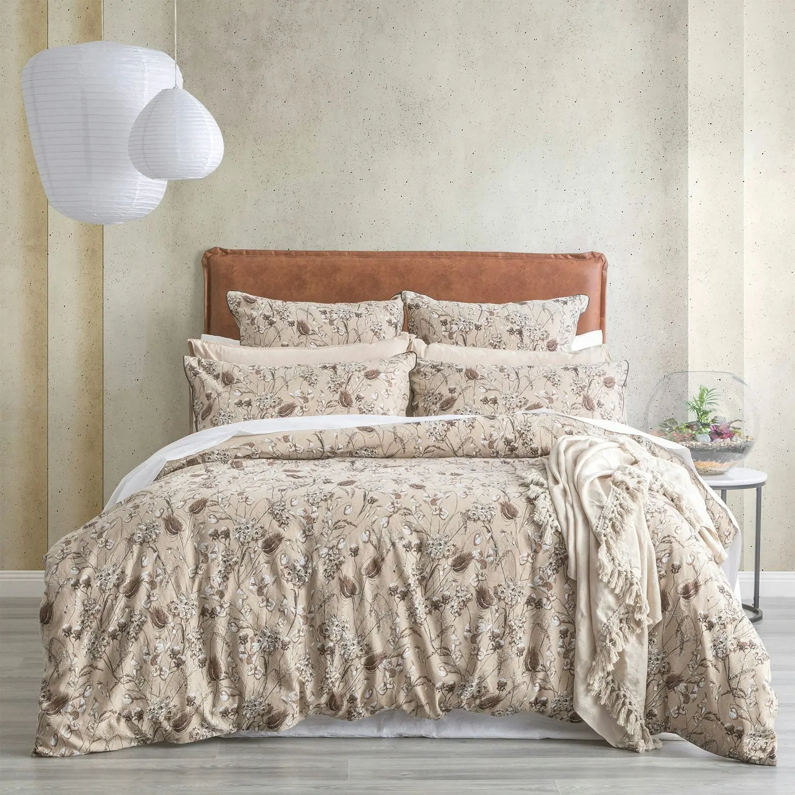 Cavallo Linen Quilt cover Bushland