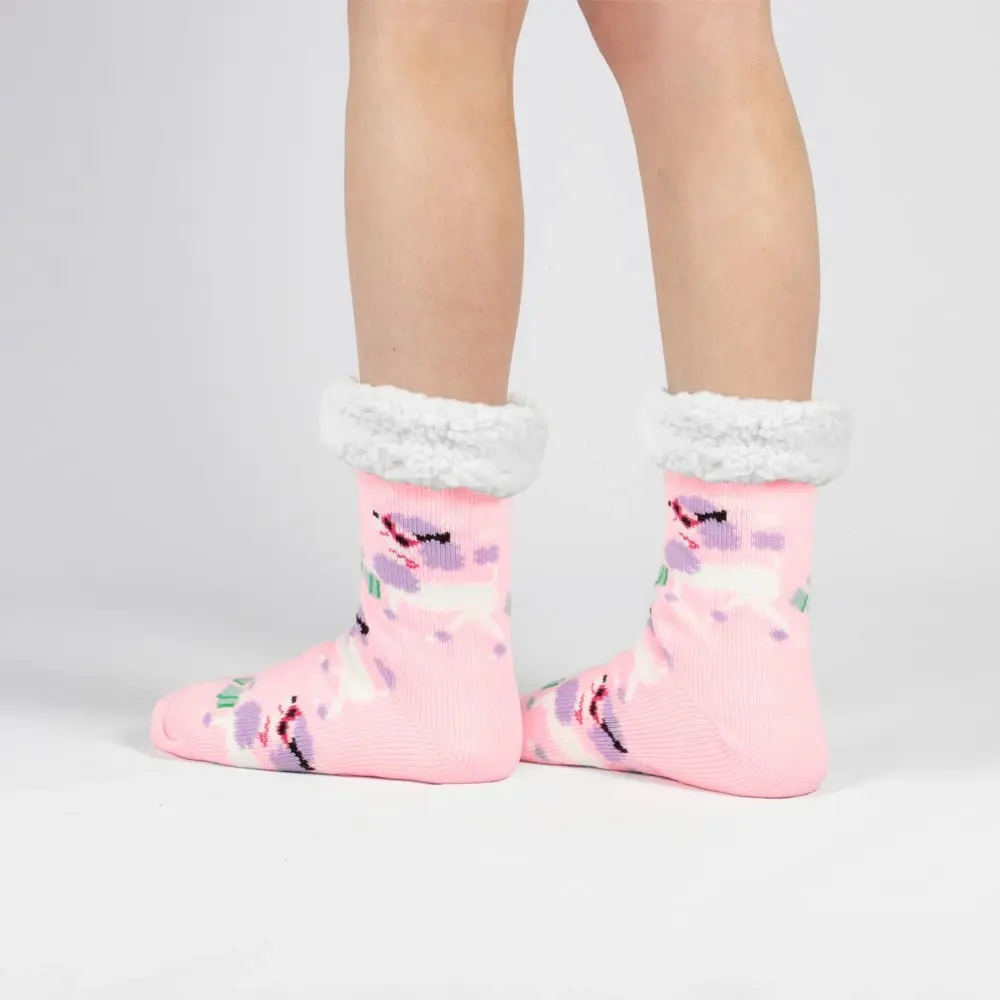 Glam Dog Pink Sherpa Winter Socks