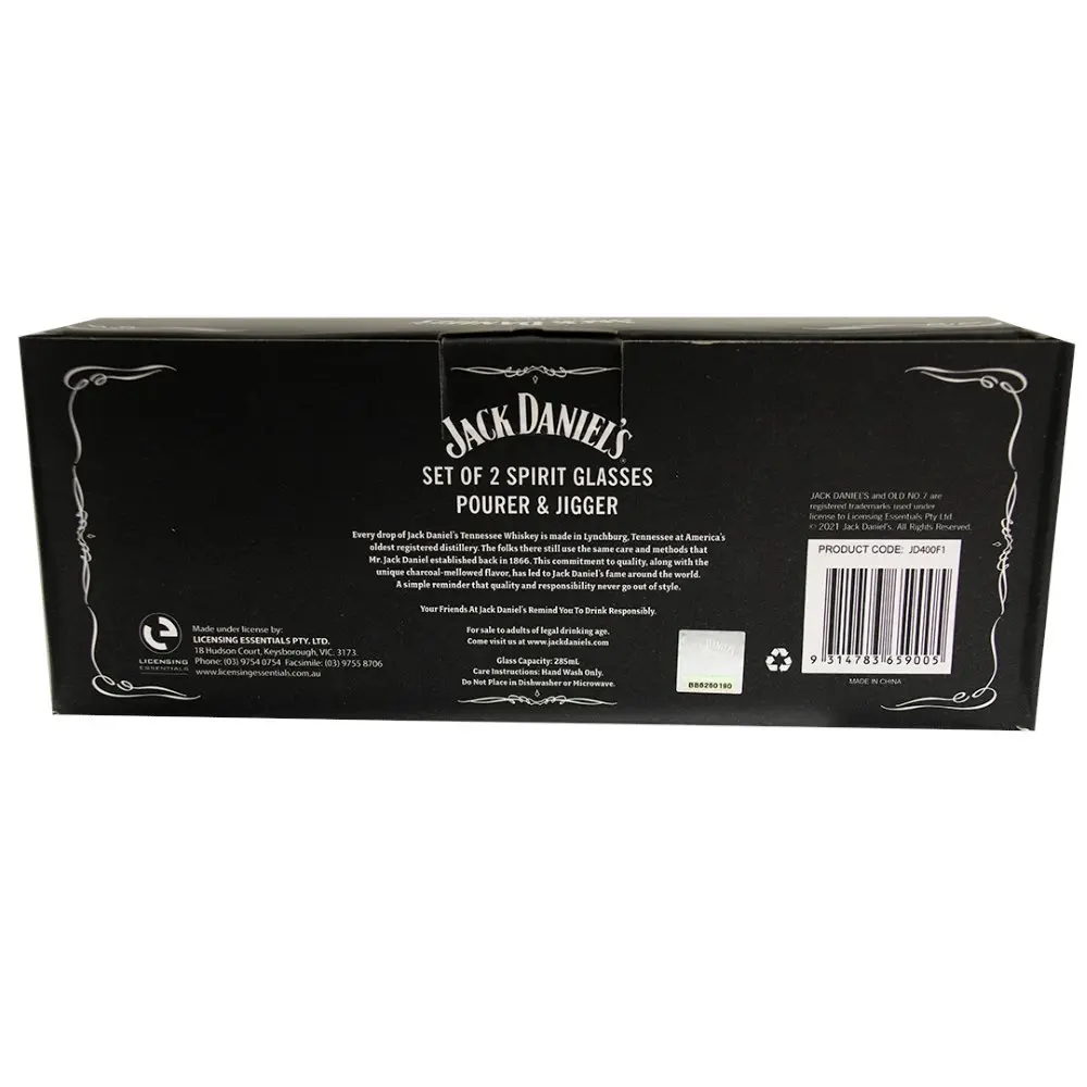 Jack Daniel's Pourer, Jigger & Glasses Set