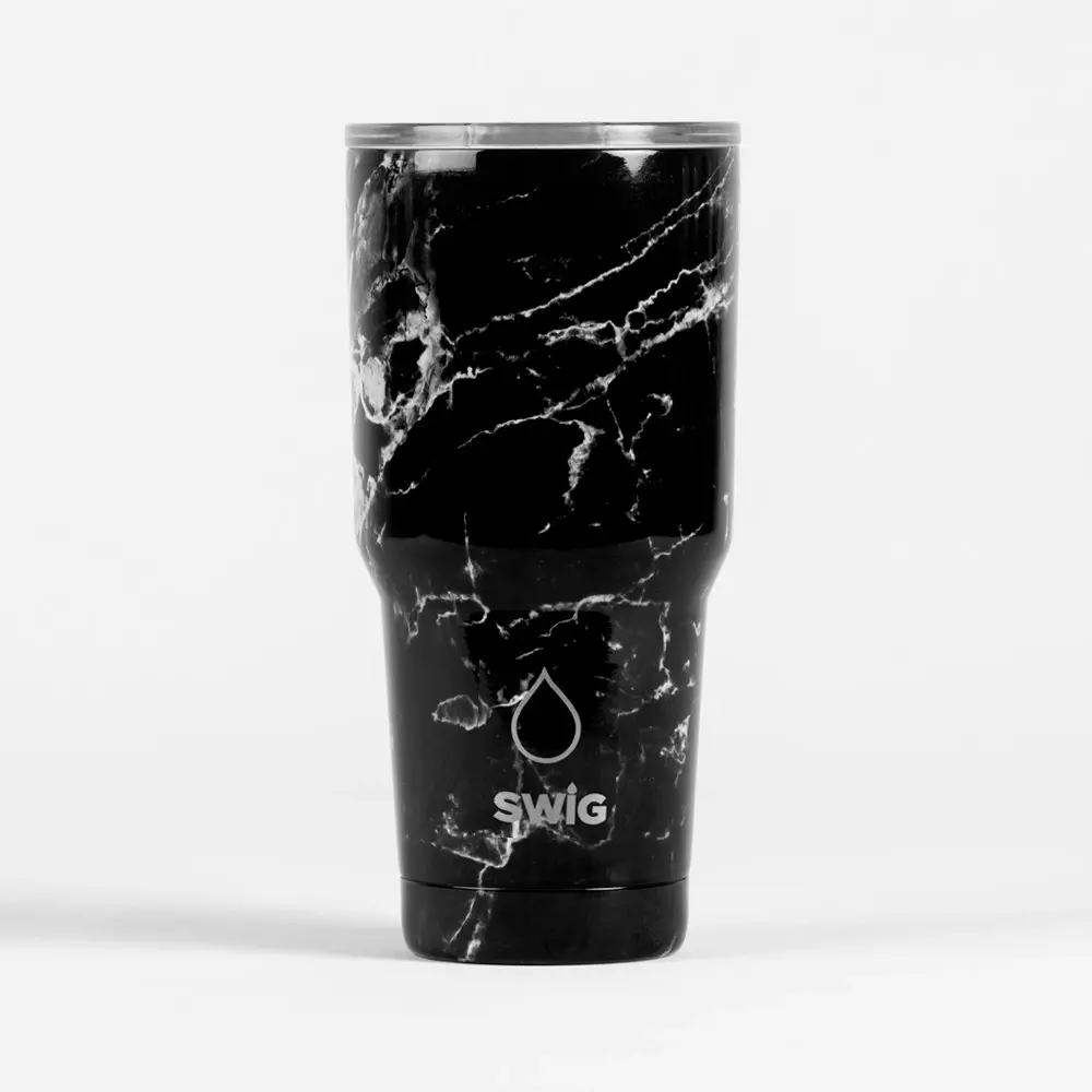 Swig Tumbler Black Marble 590mL