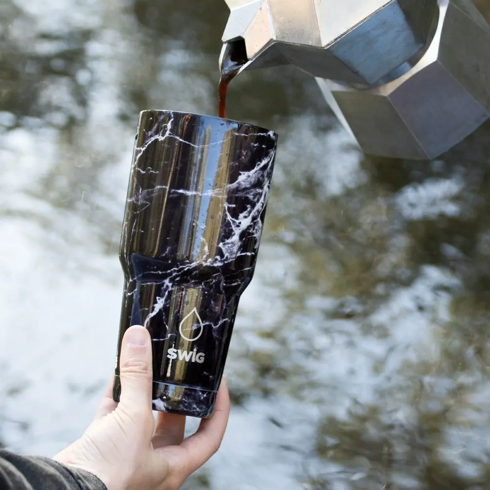 Swig Tumbler Black Marble 590mL