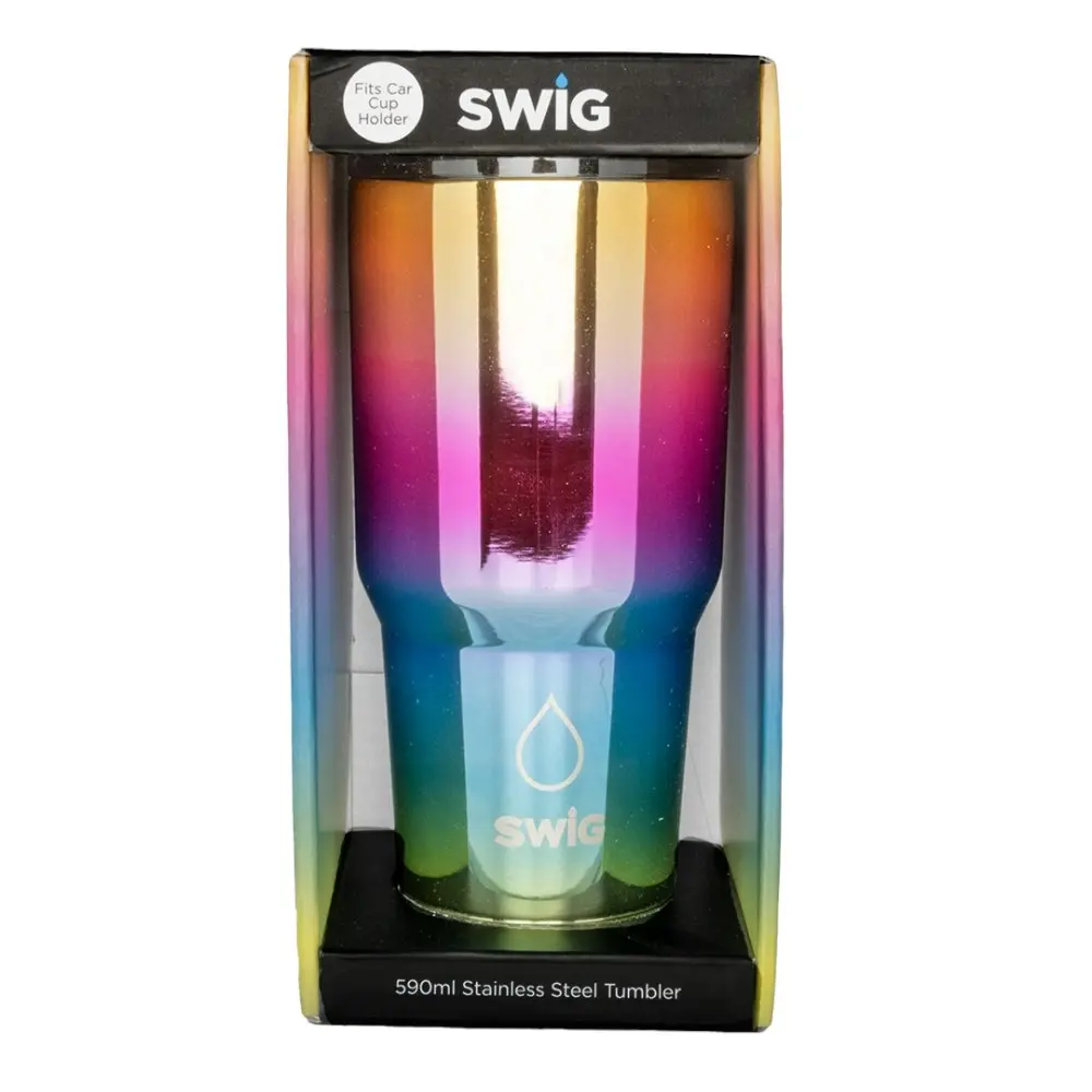 Swig Tumbler Metallic Rainbow 590mL