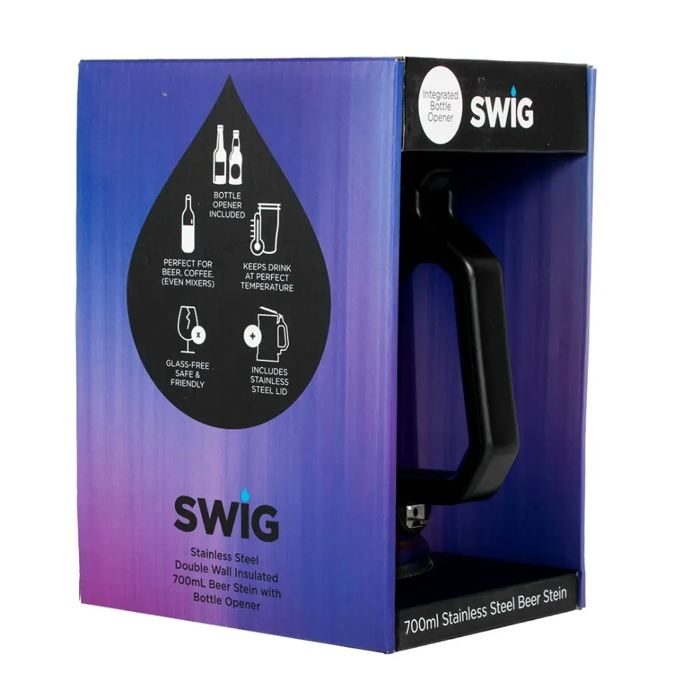 Swig Beer Stein Graphite Iridescent 700mL