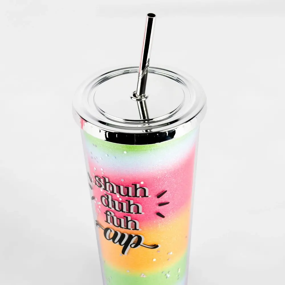 Glitter Sipper Cup Shuh Duh Fuh Cup Multicolour