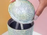 Bedazzle Cup Silver Iridescent