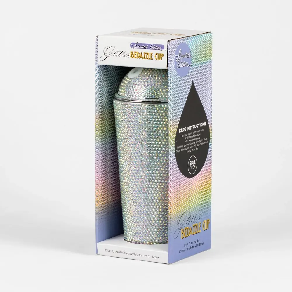 Bedazzle Cup Silver Iridescent