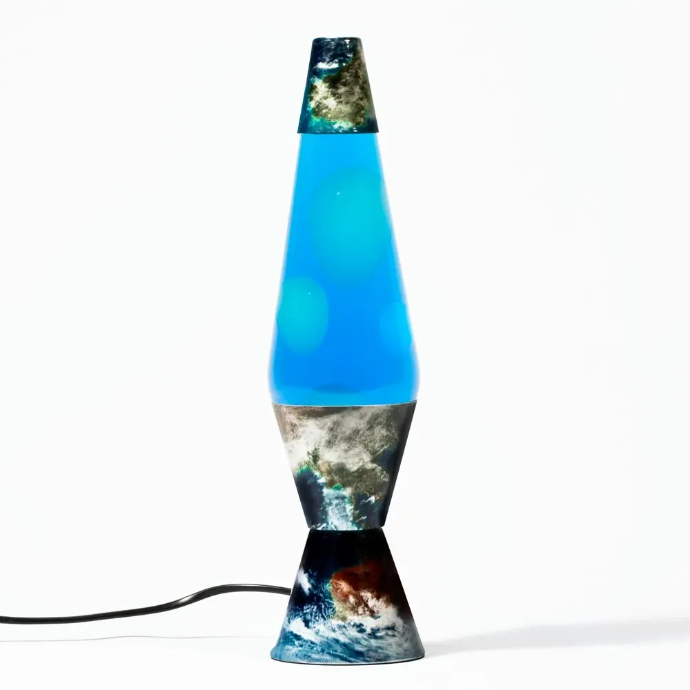 Earth Blue Lava Lamp